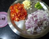 A picture of step 1 of Soya Chunks Biryani.