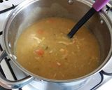 A picture of step 3 of Vickys Creamy Chicken & Veg Soup + Vegan Option GF DF EF SF NF.