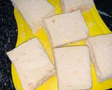 A picture of step 3 of French Cheese sandwich.