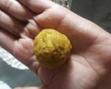 A picture of step 14 of Pumpkin coconut laddoo.