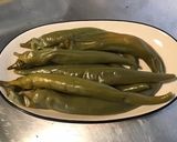 Une image de l'étape 5 de Piments verts au citron et vinaigre.