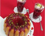 عکس مرحله 7 از دستور کیک وانیل با روکش سس انار (عید نیمه شعبان) 😋