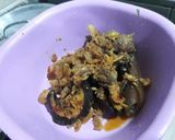A picture of step 1 of Afang soup.