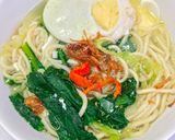 Foto langkah ke 5 dari resep Mie Tektek Kuah Bening Rumahan.