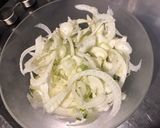 Une image de l'étape 3 de Salade de fenouil aux tomates,concombre et scarole (sauce aux câpres).