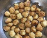 A picture of step 4 of Bengali Rosh Bora / Sweet Lentil Dumplings.