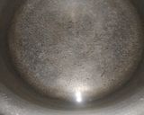 A picture of step 2 of Dahi Bondi chat.
