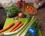 Foto del paso 1 de la receta: Sopa veggie; calabaza, acelgas y quinoa