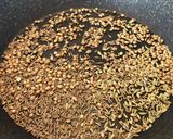 A picture of step 2 of Walnut dukkah.