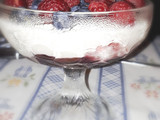 Mousse de frutos rojos