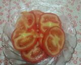 A picture of step 2 of Veg sandwich.