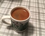 A picture of step 3 of Greek coffee ☕️.