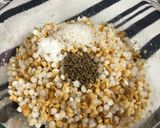 A picture of step 3 of Sabudana Vada.