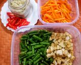 Foto langkah ke 1 dari resep Kacang Panjang Dan Tahu fibercream.