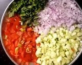 A picture of step 1 of Vegetable & fruits raita.
