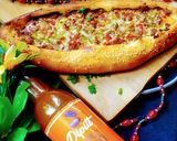 A picture of step 7 of Turkish pide 😋.