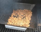 A picture of step 2 of Smoked Almonds 2024.