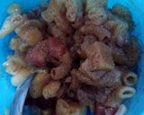 A picture of step 5 of Spicy Macronies Chaat.