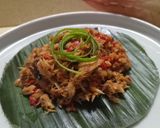Foto langkah ke 3 dari resep Tongkol suwir bunga kecombrang.