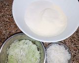 A picture of step 1 of Lauki and Leftover Rice Pancakes.