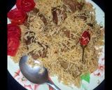 A picture of step 4 of Beef yakhni pulao.
