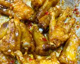 Hình bước làm 5 của món Chân gà chiên nước mắmmm