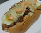 Foto del paso 14 de la receta: Sándwich🌭de carne🍖, queso🧀y verduras cremosas🥕🧅🥒😜!!!