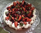Pas rețetă Mini Pavlova/Tort Pavlova 2 fotografie