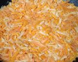 Foto del paso 4 de la receta: Tortilla de verduras a la sartén con cubierta de cebolla, tomate y mozzarella