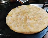 A picture of step 2 of Paneer Parantha.