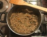 A picture of step 4 of Vegan Sarmale (stuffed cabbage leaves).