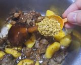 A picture of step 5 of Beef yakhni pulao biryani.