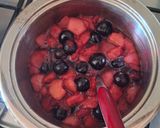 Foto del passaggio 4 della ricetta 🍊Cous cous dolce all'arancia e frutta spadellata🍓🫐🍑