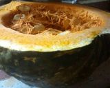 Foto del paso 1 de la receta: Calabaza relleno con carne picada y choclo 🌽