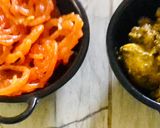 A picture of step 6 of Unidhyu(in cooker with 1tbsp oil).