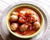 Foto langkah ke 5 dari resep Bakso Bumbu Pedas.