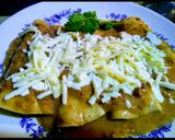 Foto del paso 5 de la receta: Enfrijoladas!!