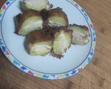 Foto del paso 8 de la receta: Patatas rellenas pavo queso al vino tinto rebozado tempura. 🥔🦚