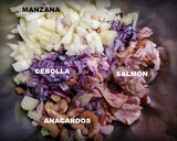 Foto del paso 1 de la receta: Ensaladilla de salmón a la plancha