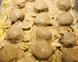 A picture of step 4 of Leftover Swedish Meatball Bake.
