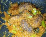 A picture of step 5 of Gola kabab Masala.