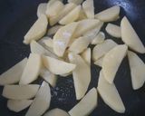 A picture of step 1 of Dragon potato.