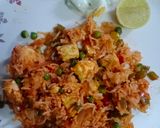A picture of step 8 of Paneer Tawa Pulao.