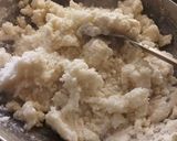 A picture of step 1 of Ukdiche modak (steamed).