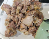 櫛瓜香炒雞肉佐蝦仁的食譜步驟2照片