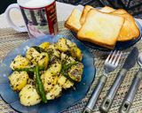 মিরচি আলু (mirchi aloo recipe in Bengali) রেসিপির ধাপ 3 ছবি