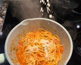 A picture of step 7 of 1 pot tomato pasta 🍝.
