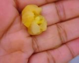 A picture of step 1 of Chole curry.