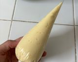 Foto langkah ke 5 dari resep Bolu Ketan Hitam Keju Lumer.