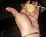 A picture of step 15 of Semolina modak.